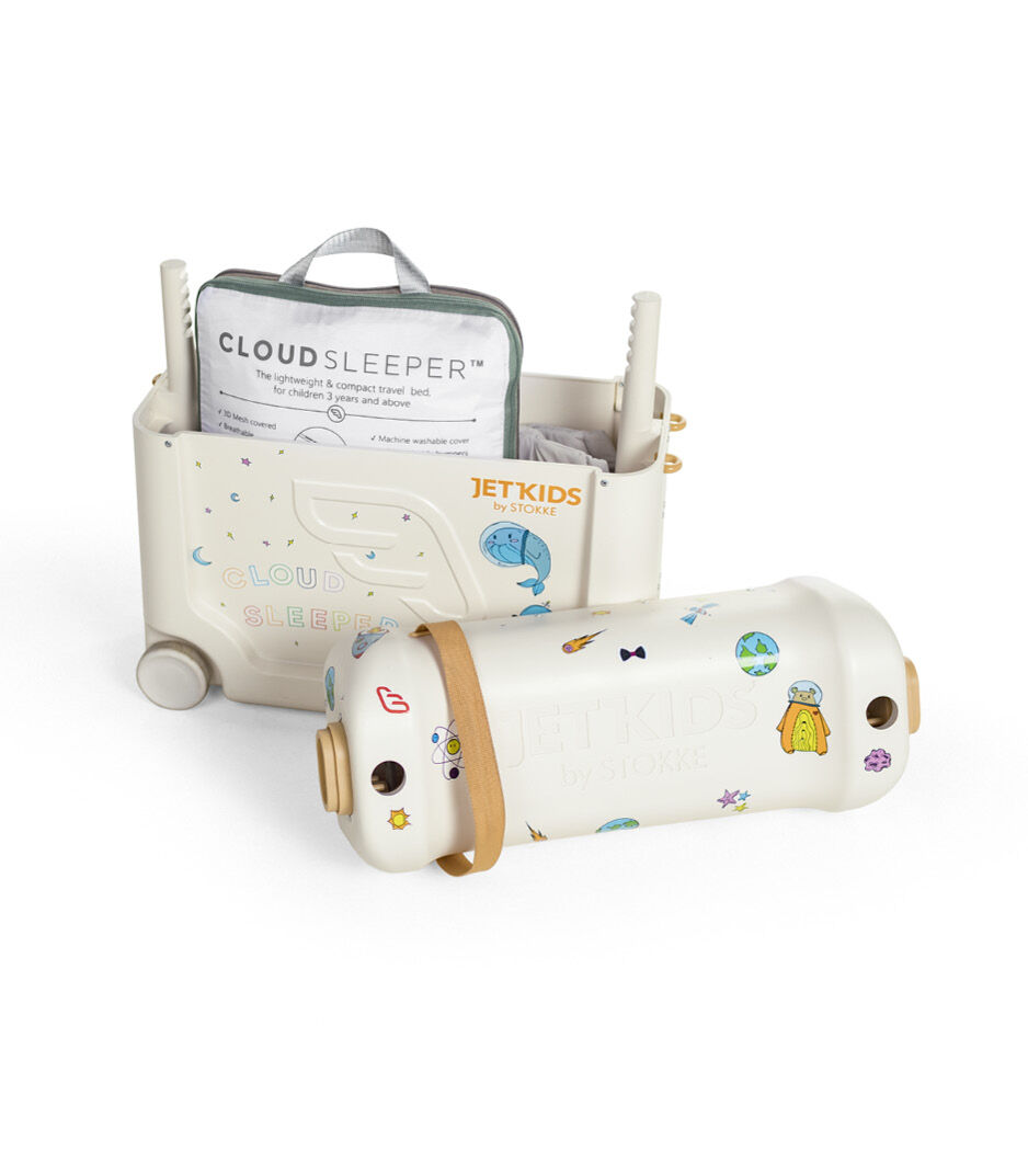 JetKids™ de Stokke® CloudSleeper™ Cama hinchable infantil, Blanco, mainview galería de imágenes 10